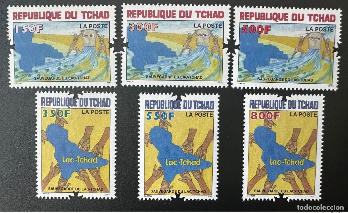 Timbres: Chad 2012 Mi. N-T 2631 Protegiendo el lago Lake See
