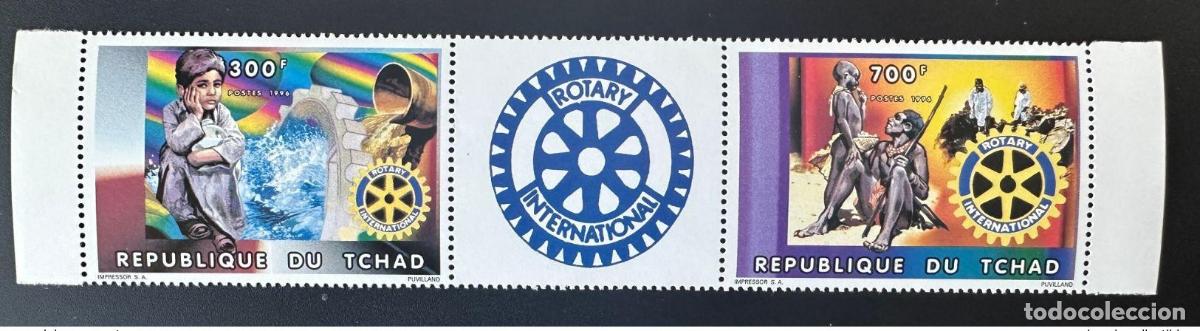 Sellos: Chad Tschad 1996 Mi. 1363a - 1364a Un club Rotario Internacional