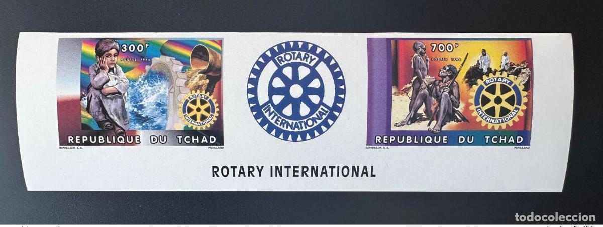 Sellos: Chad Tschad 1996 Min. 1363a - 1364a B IMPERF ND Rotary International Club