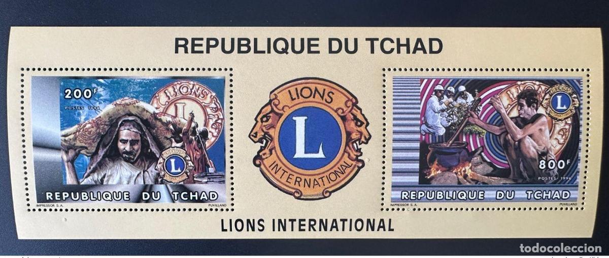 Sellos: Chad 1996 Mi. Bl. 257 A Lions International Club