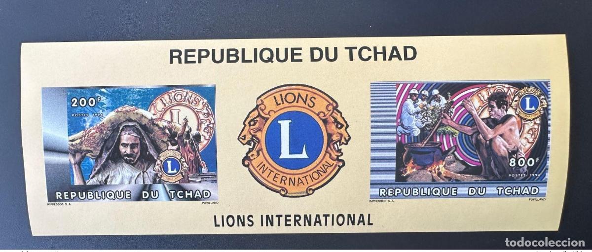 Sellos: Chad 1996 Mi. No. 257 B IMPERF ND Lions International Club