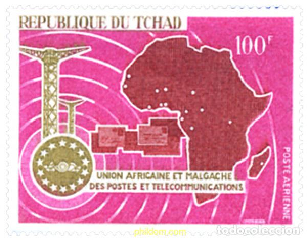 Sellos: 263119 MNH CHAD 1967 UNION AFRICANA DE TELECOMUNICACIONES