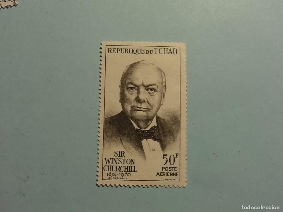 Sellos: REP. DEL CHAD 1965 - SIR WINSTON CHURCHILL (1874-1965).