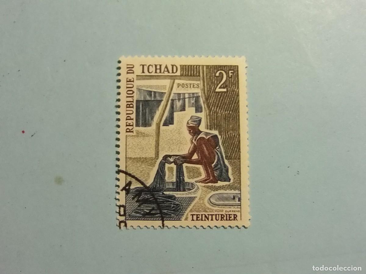 Sellos: REP. DEL CHAD 1970 - OFICIOS TRADICIONALES Y ARTESANIA - TINTORERO.