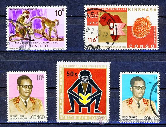 Sellos: REPUBLICA DEMOCRATICA DEL CONGO - Foto 1