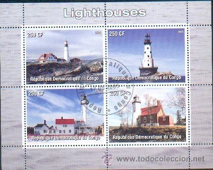 Sellos: Congo & Farol (2) - Foto 1