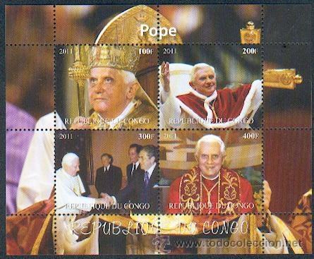 Sellos: Congo ** & Papa Ratzinger 2011 (21) - Foto 1