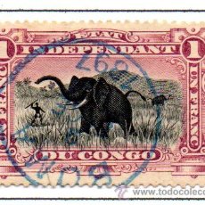Sellos: CONGO BELGA. SELLO DEL AÑO 1894/1901. EN USADO