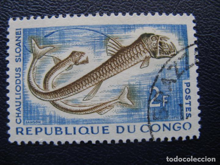 Sellos: congo, 1961 peces, Yvert 144 - Foto 1