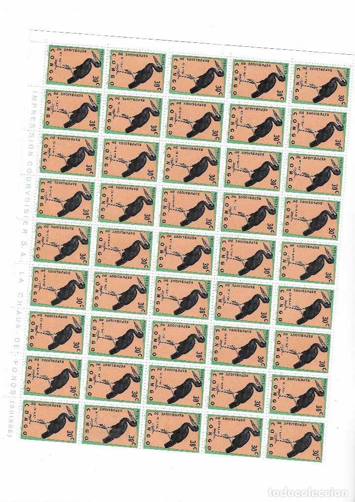 Sellos: CONGO N&ordm; 483 (**) 45 SELLOS - Foto 1