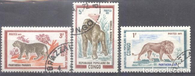 Sellos: Congo 1972 Animals, used   AE.202 - Foto 1