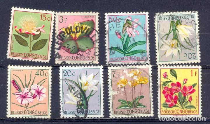 Sellos: Congo Belga, flores - Foto 1