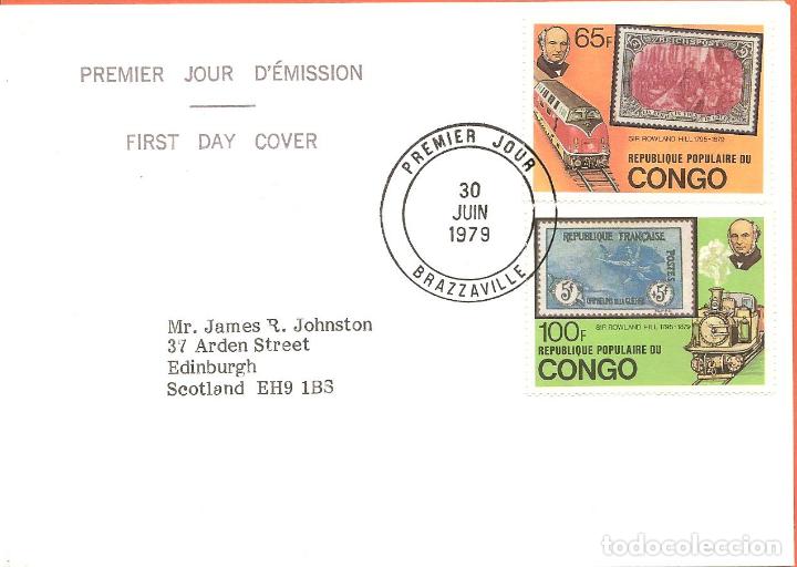 Sellos: SPD -FDC, CONGO, 1979, CENTENARIO ROWLAND HILL - Foto 1