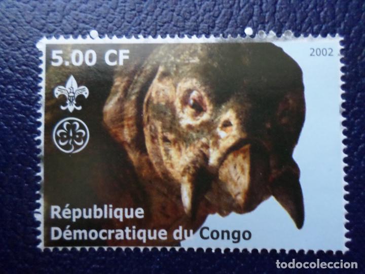 Sellos: .republica democratica del congo, 2002, dinosaurios - Foto 1