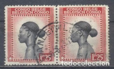 Sellos: Congo Belga,usado - Foto 1