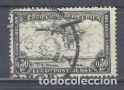 Sellos: Congo Belga, aereo, usado - Foto 1