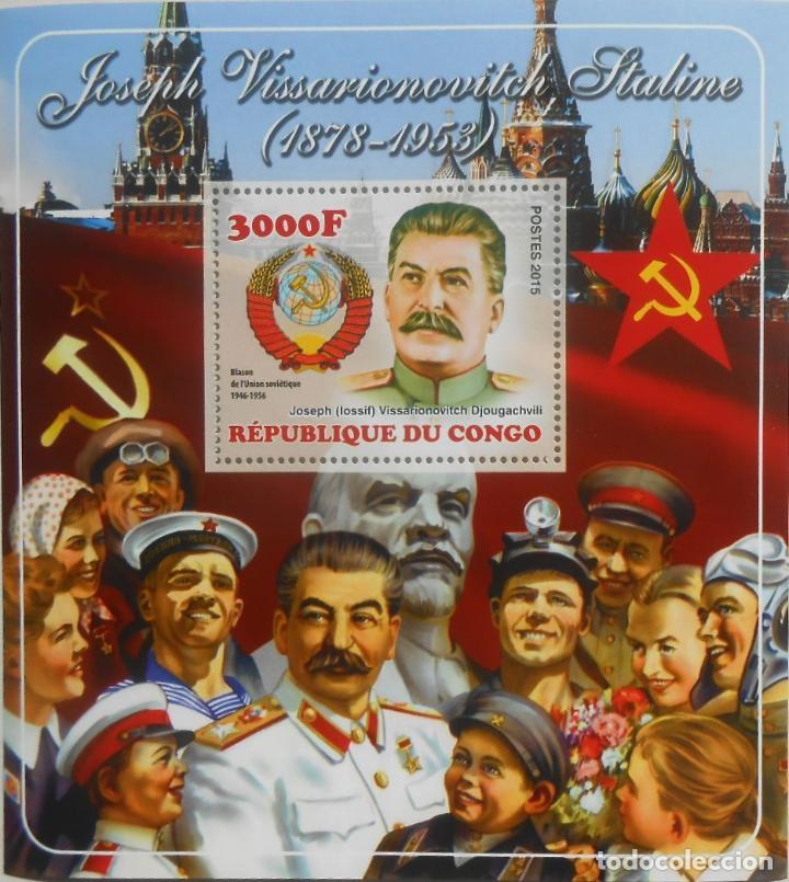 Sellos: CONGO 2015 SHEET MNH STALIN - Foto 1