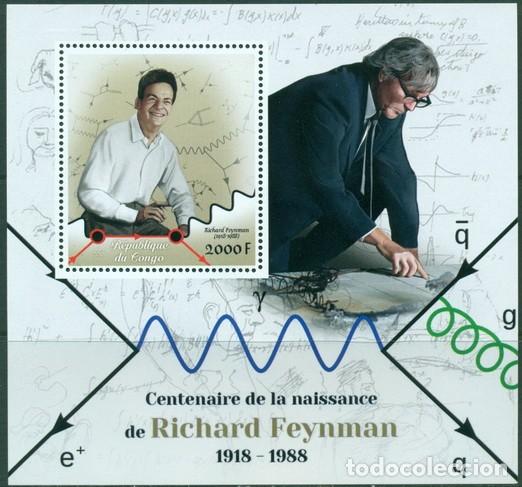 Sellos: CONGO 2018 SHEET MNH RICHARD FEYNMAN - Foto 1