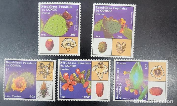 Sellos: SO) CONGO, CACTUS, NATURE, MNH - Foto 1