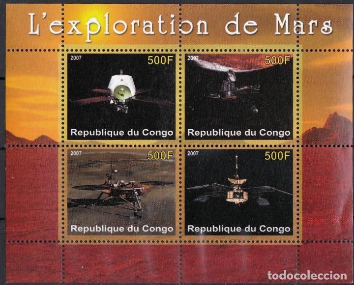 Sellos: CONGO 2007 SHEET MNH MARS EXPLORATION EXPLORACION DE MARTE ESPACIO ESPACE SPACE - Foto 1