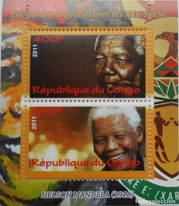 Sellos: CONGO 2011 SHEET MNH NELSON MANDELA - Foto 1