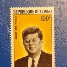 Sellos: SELLO NUEVO CONGO 1965 J. F. KENNEDY