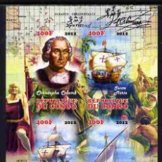 Sellos: CONGO 2012 SHEET MNH IMPERF CHRISTOPHER COLUMBUS CRISTOBAL COLON COLOMB COLOMBO BARCOS SHIPS BOATS. Lote 402398849