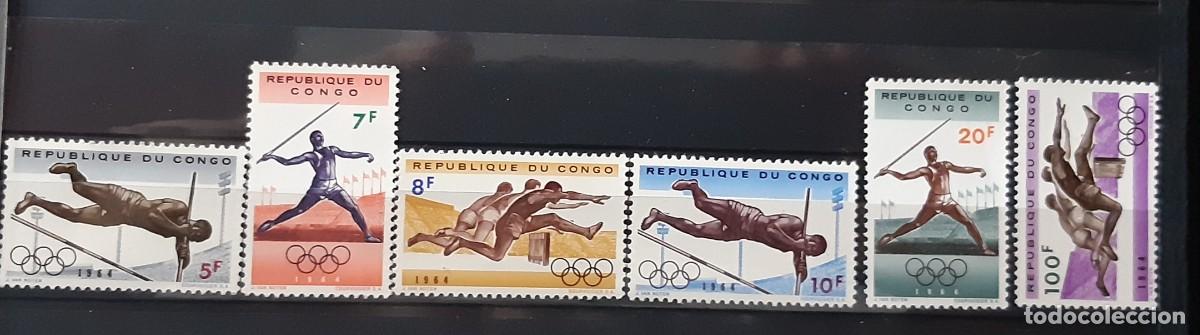 Sellos: REP&Uacute;BLICA DEL CONGO, 1964. - Foto 1