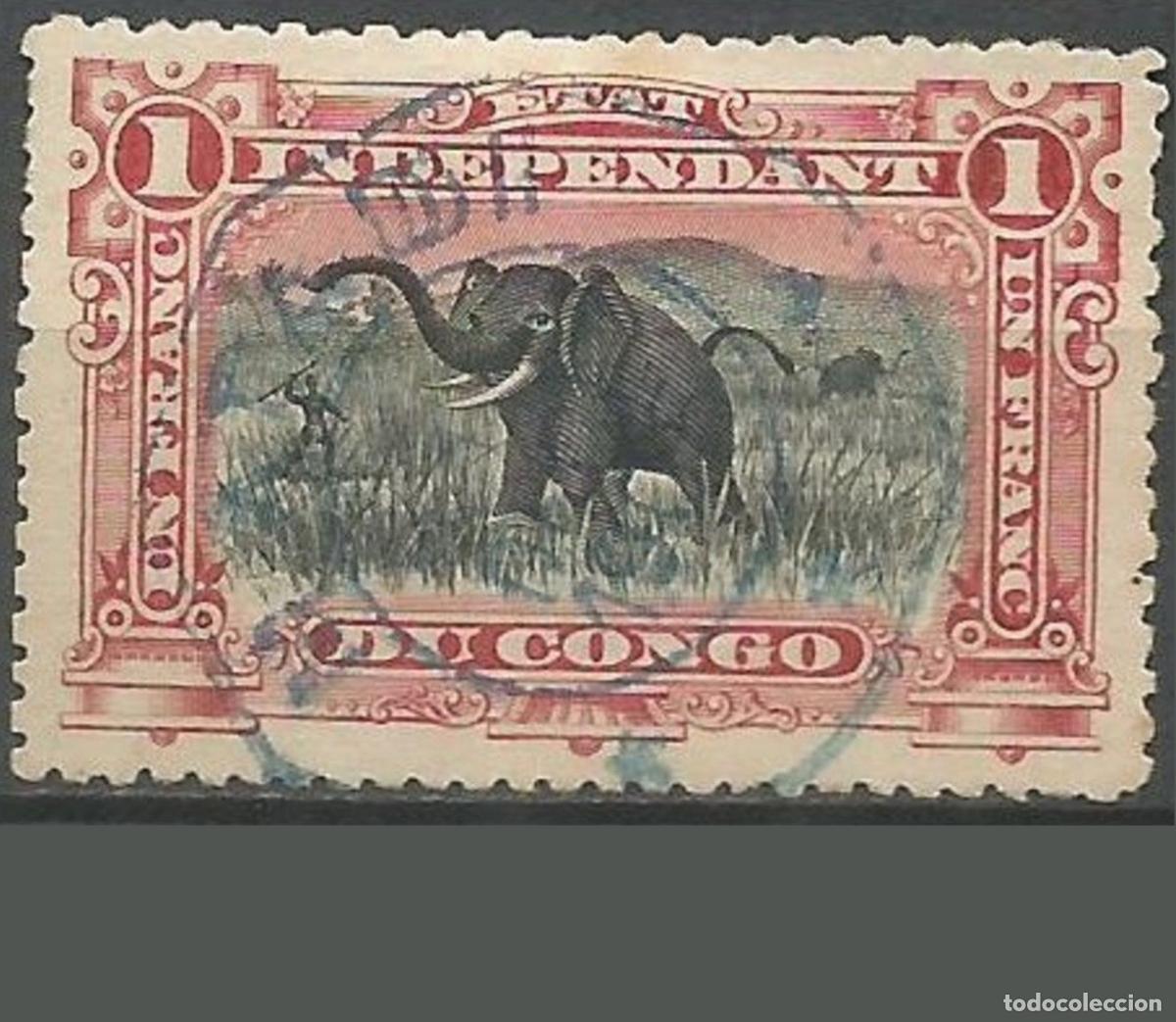 Sellos: CONGO BELGA YVERT NUM. 26 USADO - Foto 1