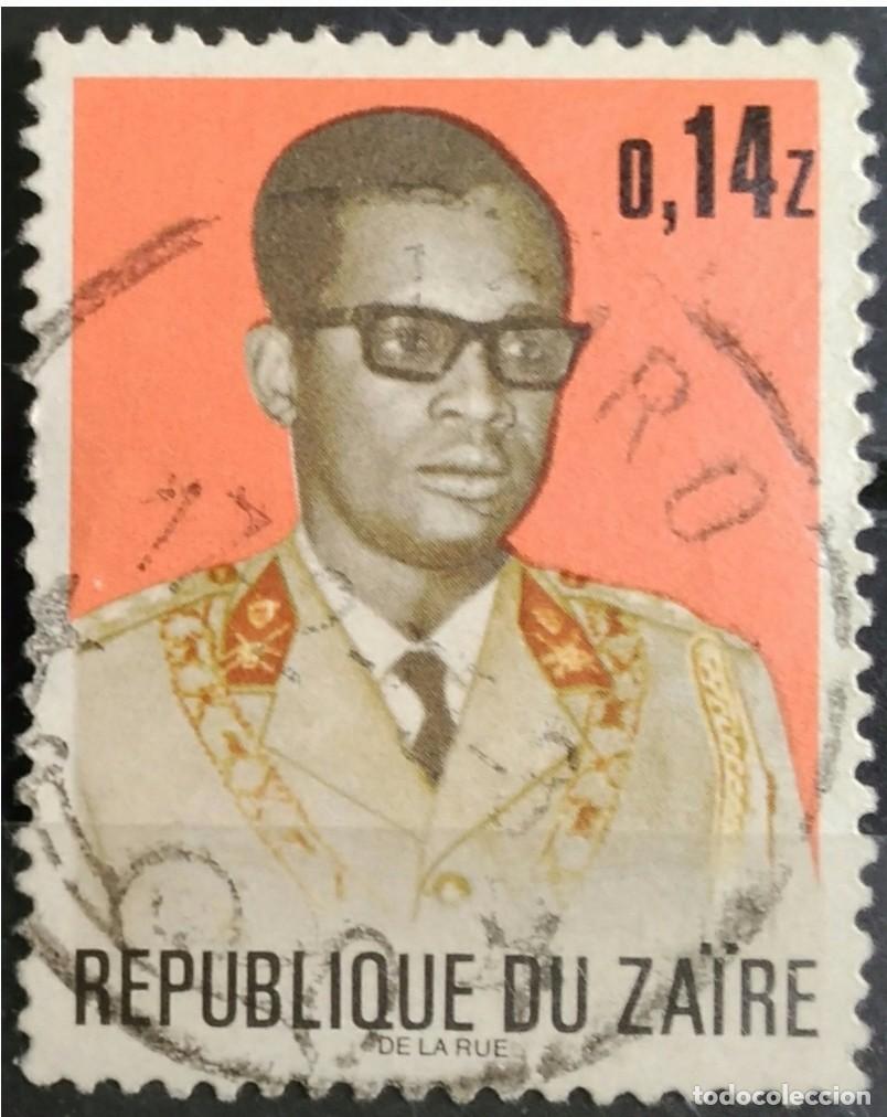 Sellos: ZAIRE 1973 Presidente Mobutu. USADO - USED. - Foto 1