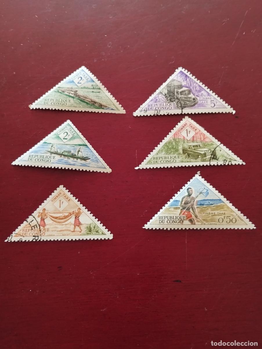 Sellos: SEIS SELLOS REPUBLICA DEL CONGO - Foto 1