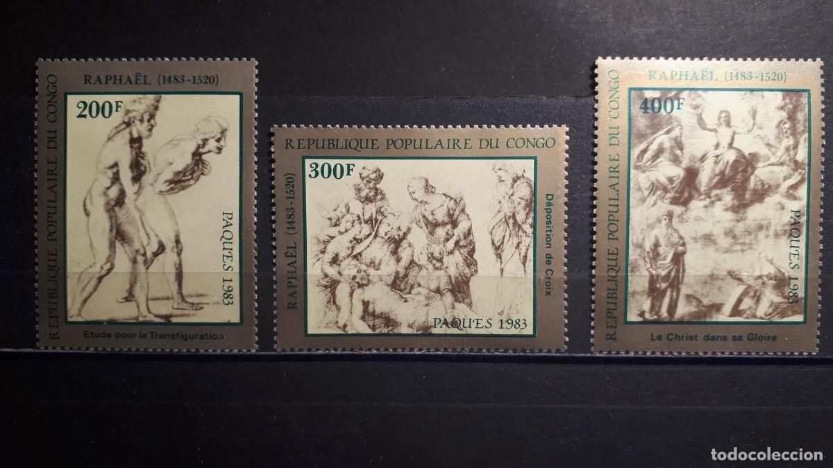 Sellos: CONGO . A&Ntilde;O 1983. **. YVERT 702/4 - Foto 1