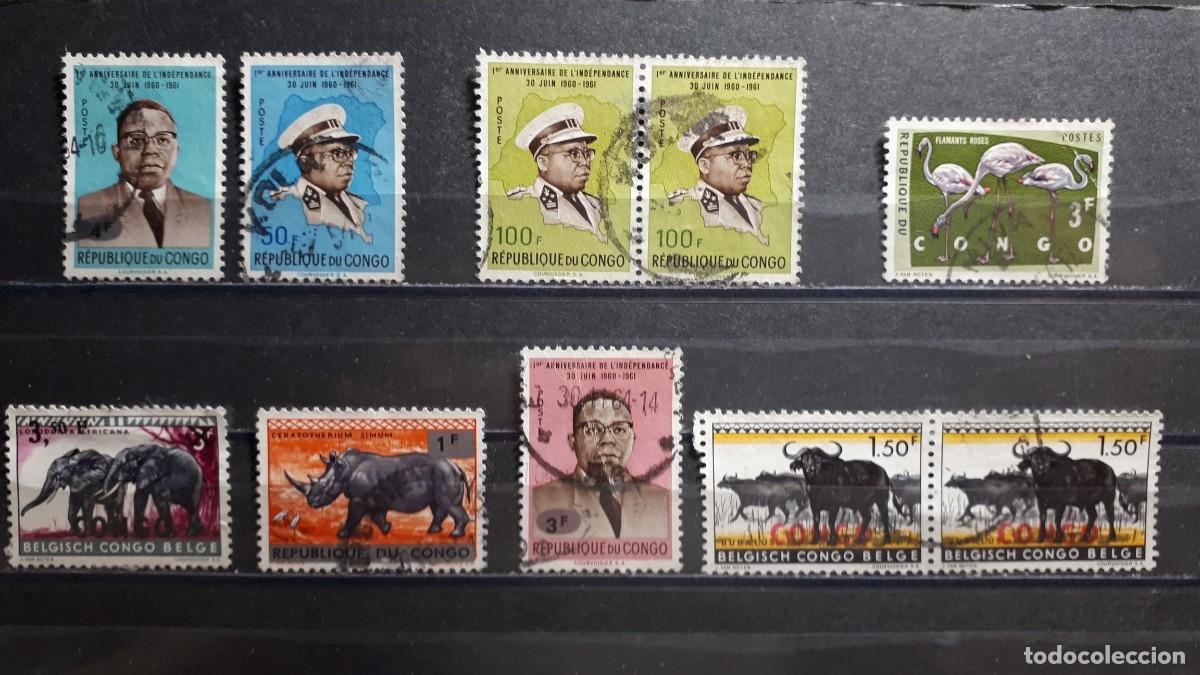 Sellos: CONGO. &deg;. A catalogar 10 sellos - Foto 1