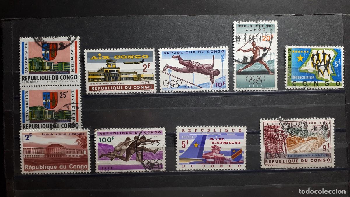 Sellos: CONGO. &deg;/**. A catalogar 10 sellos - Foto 1