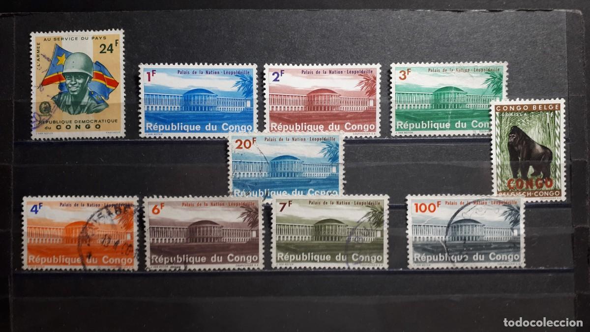 Sellos: CONGO. &deg;/**. A catalogar 10 sellos - Foto 1