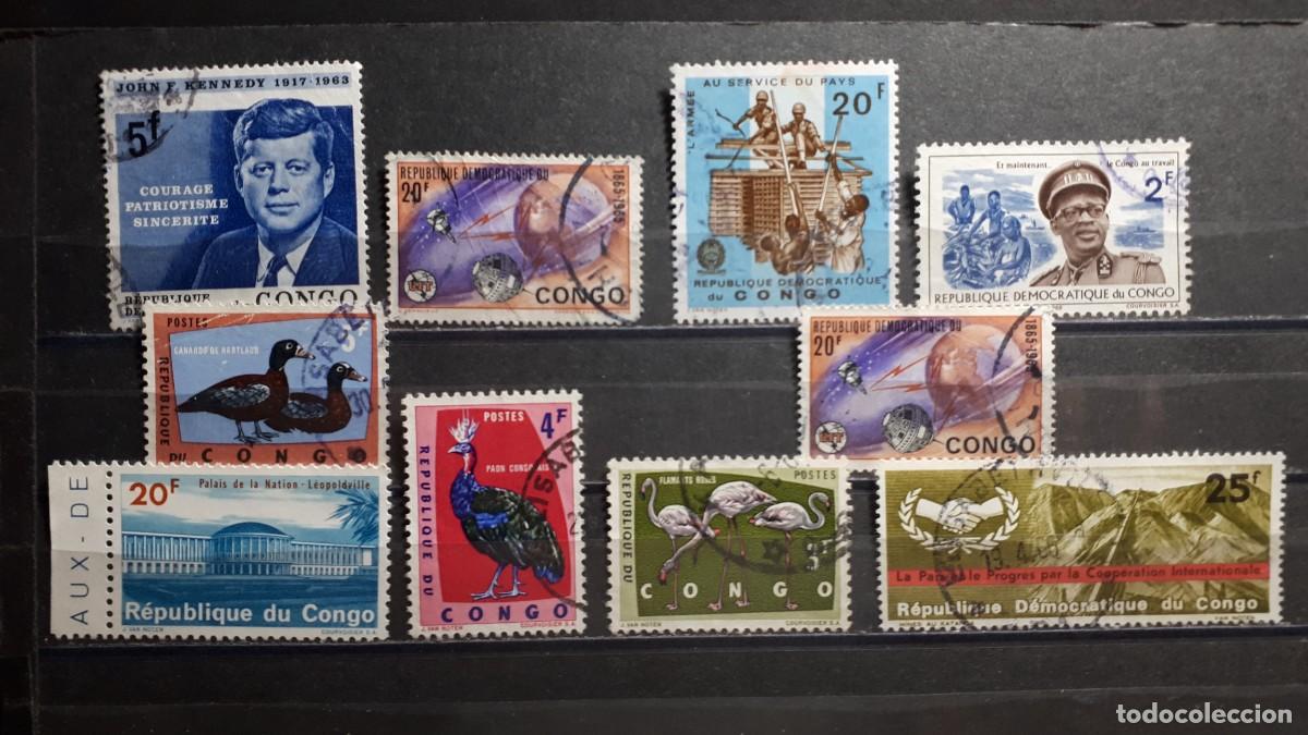 Sellos: CONGO. &deg;. A catalogar 10 sellos - Foto 1
