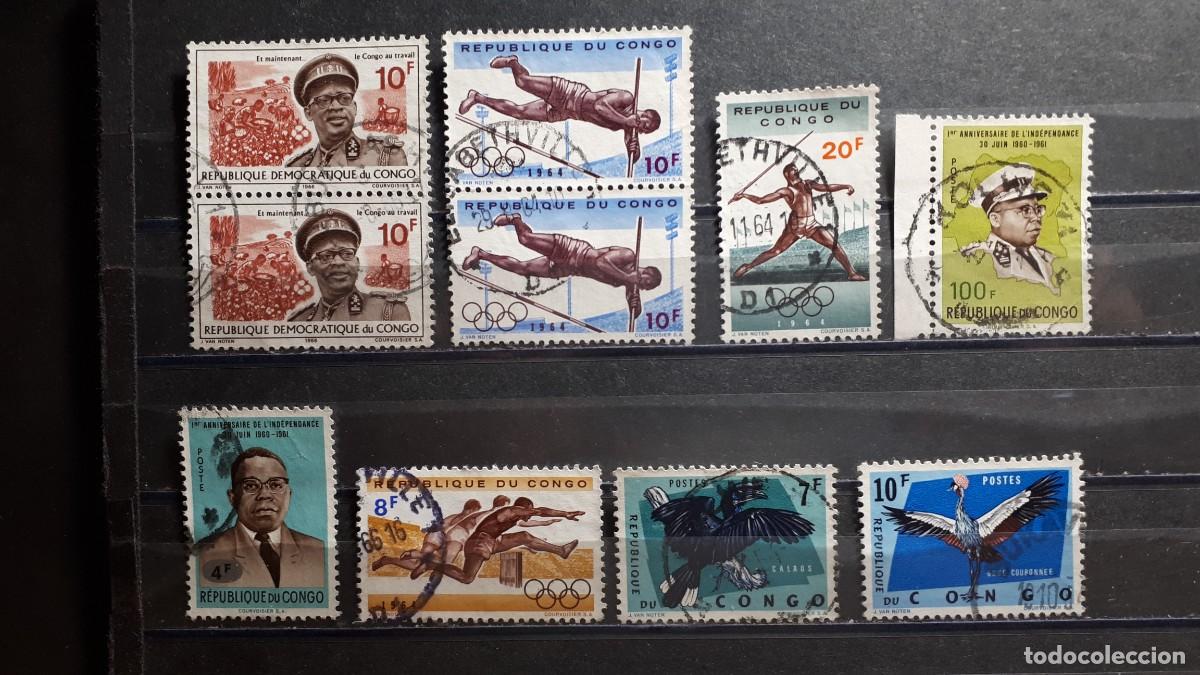 Sellos: CONGO. &deg;. A CATALOGAR 10 SELLOS. - Foto 1