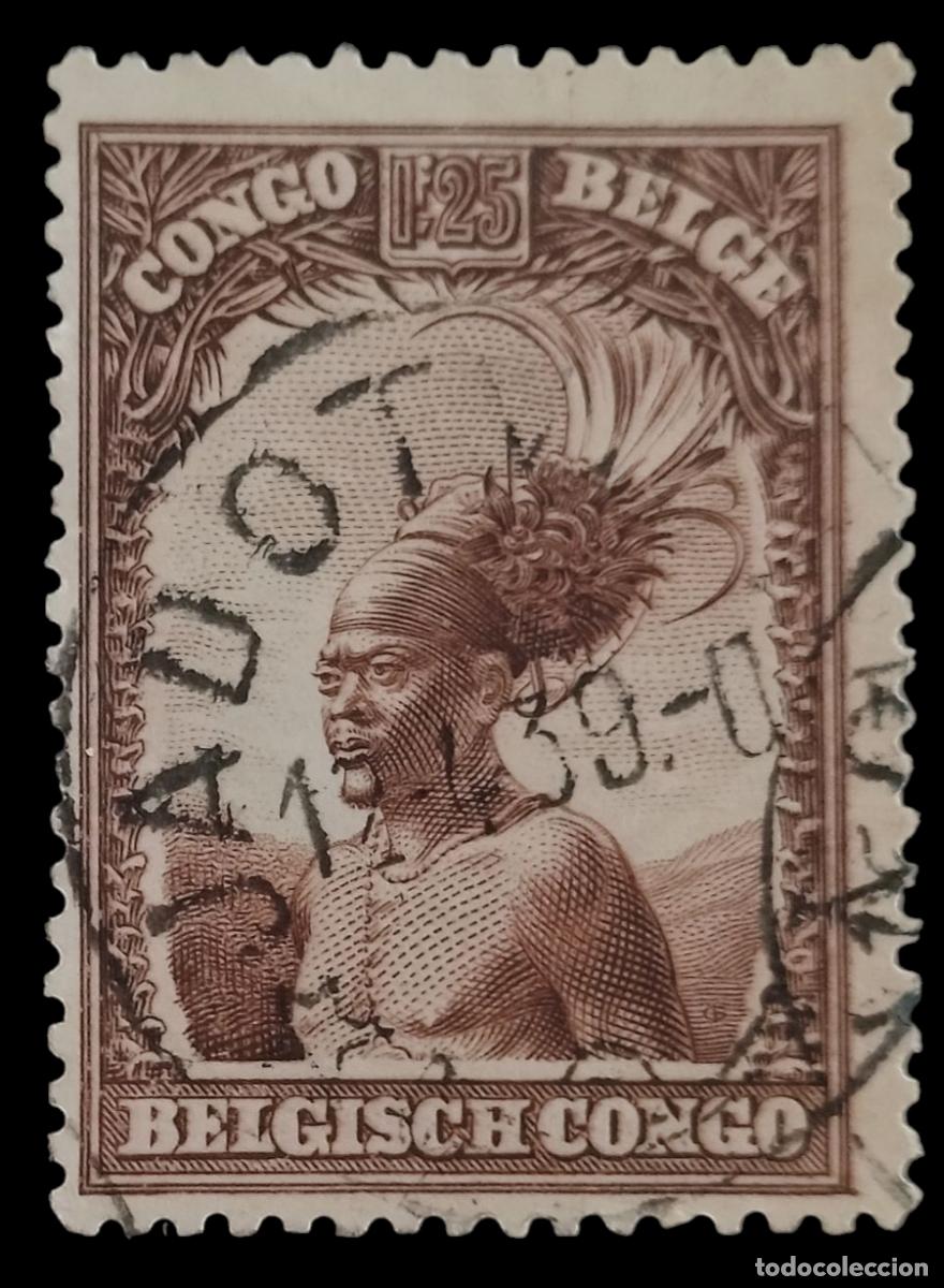 Sellos: CONGO BELGA 1931 USADO. - Foto 1