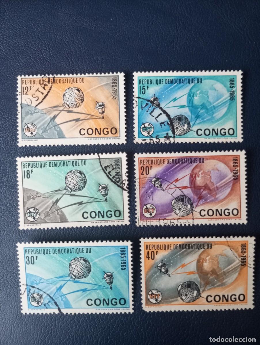 Sellos: CONGO, 1965, CENTENARIO DE LA UIT - Foto 1