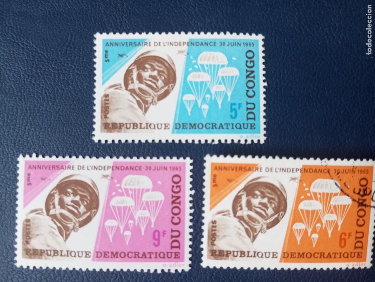 Stamps: CONGO, 1965, ANIVERSARIO DE LA INDEPENDENCIA