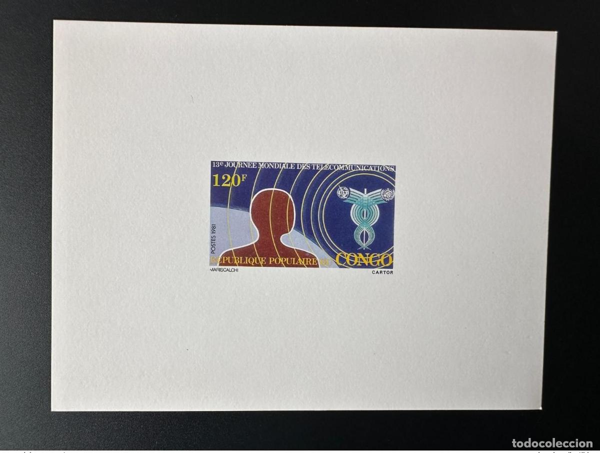 Sellos: Congo 1981 Mi. 818 Evento de lujo 13&ordm; D&iacute;a Mundial las Telecomunicaciones