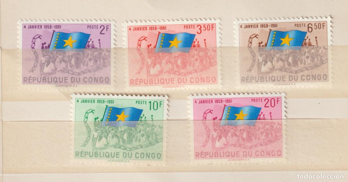 Sellos: Congo 1961 - Yvert 415/418 mnh**