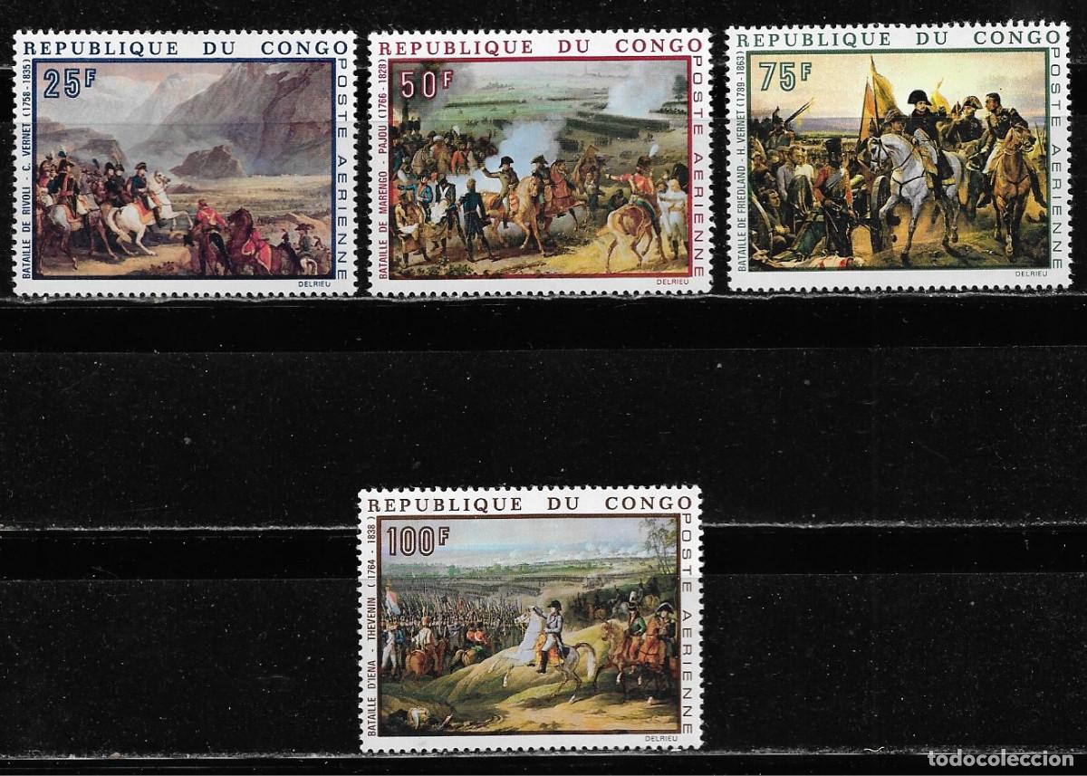 Stamps: CONGO 1969, SERIE Ivert 80/83 - II CENTENARIO NACIMIENTO DE NAPOLE&Oacute;N. MNH.