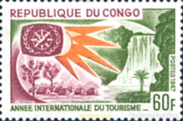 Sellos: 269376 MNH CONGO 1967 A&Ntilde;O INTERNACIONAL DEL TURISMO