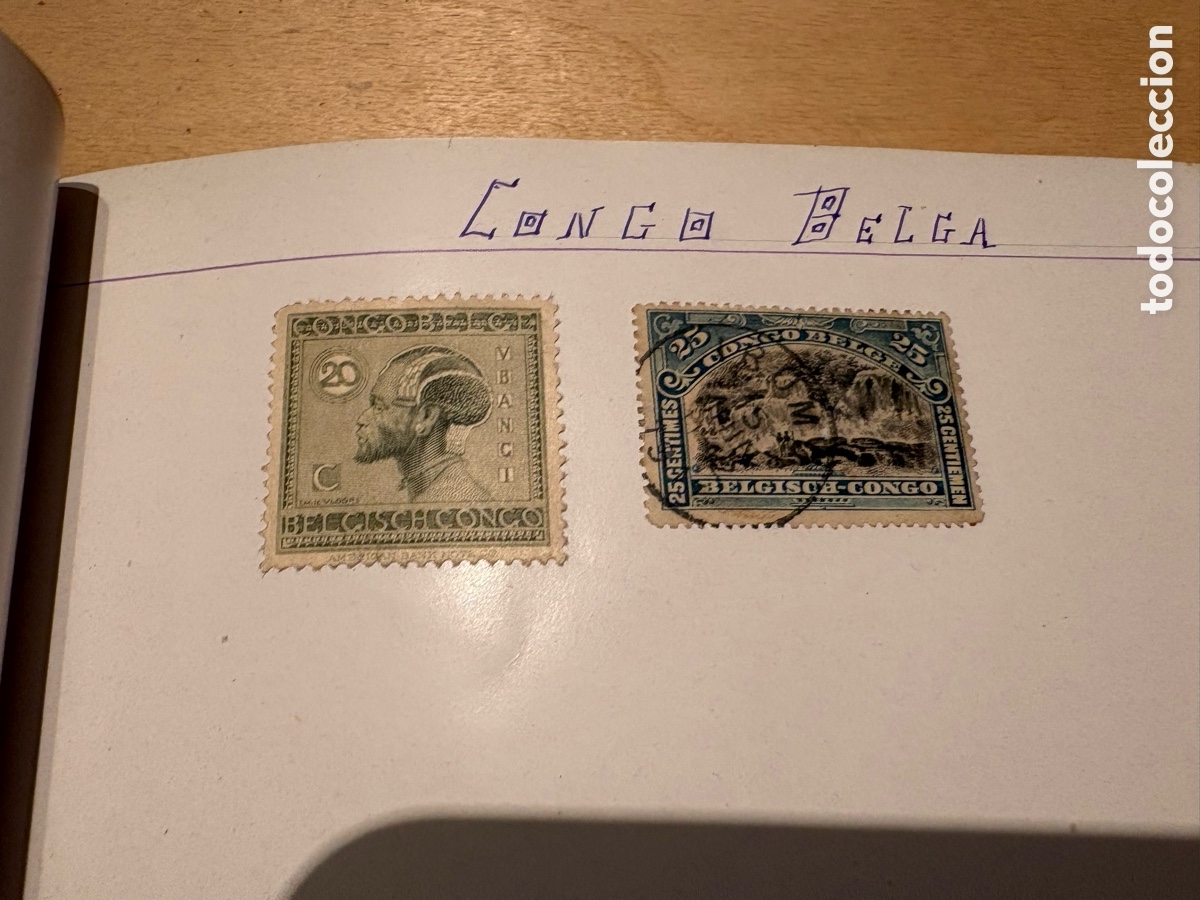Sellos: Dos antiguos sellos del Congo Belga