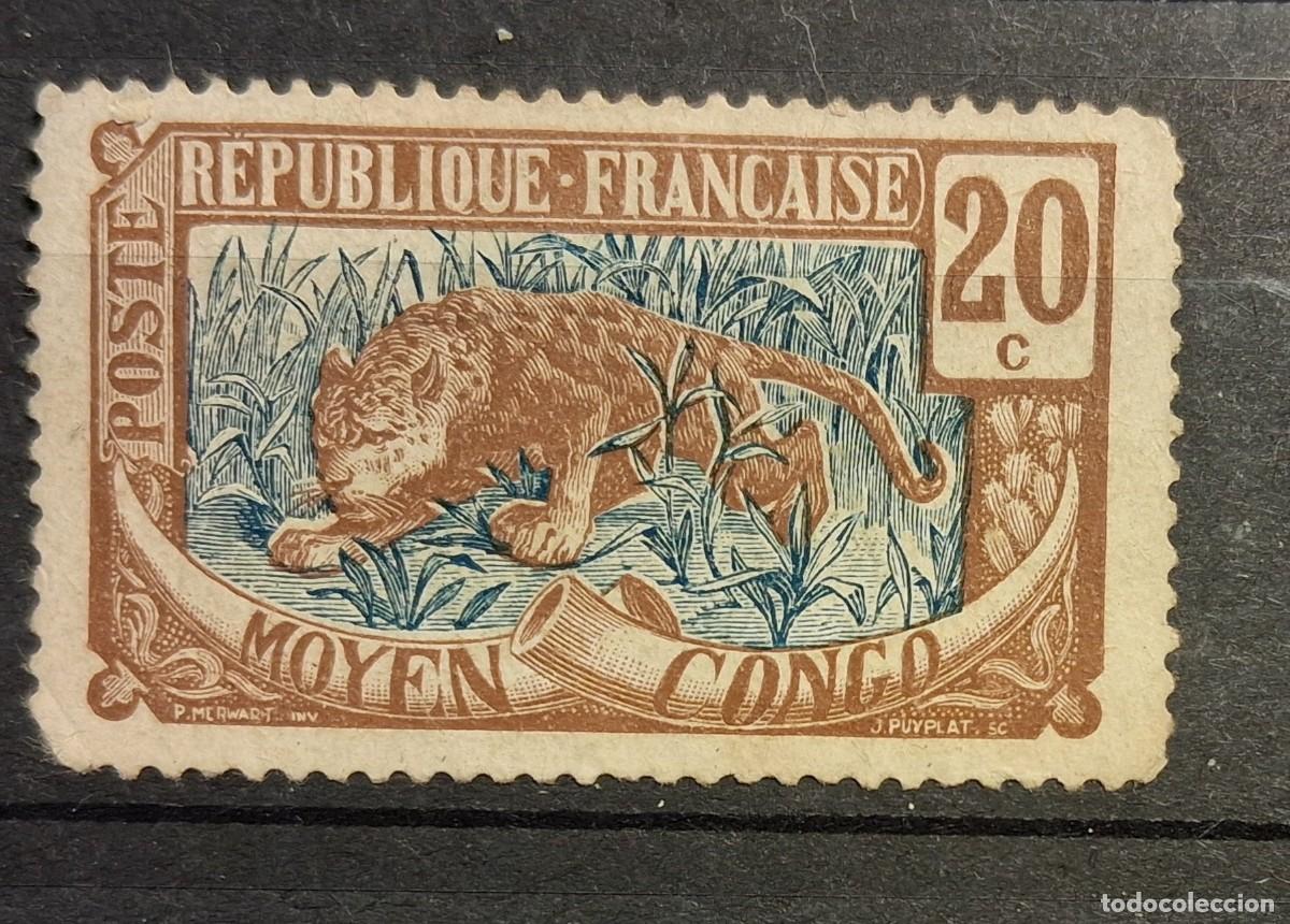 Sellos: CONGO MEDIO, 1907, CAT.YT.54.