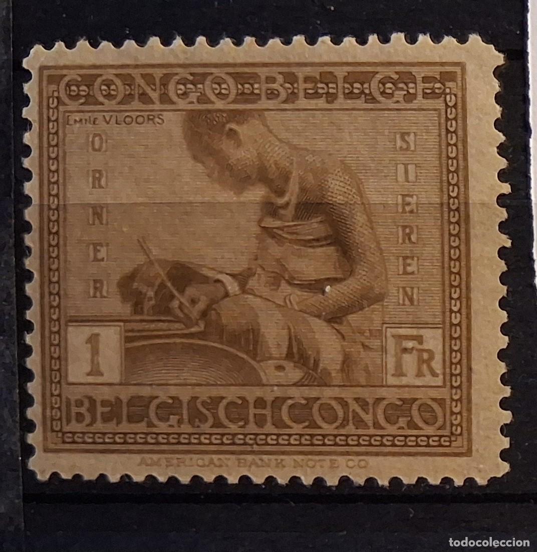 Sellos: CONGO BELGA , 1923, CAT.YT. 114.