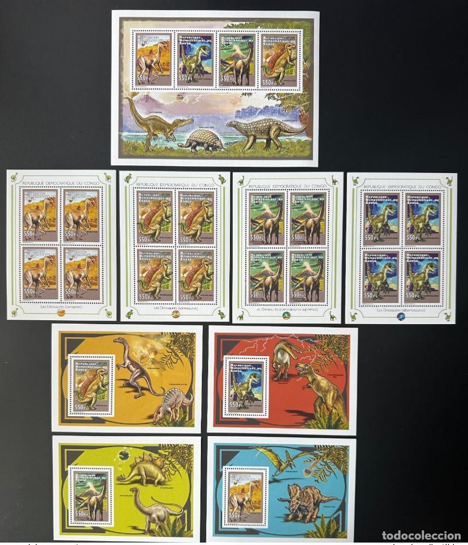 Sellos: Congo 2012 Mi. 2084 - 2087 Bl. 426 429 Dinosaurios prehist&oacute;ricos