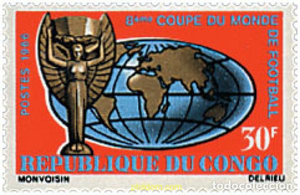 Sellos: 73248 MNH CONGO 1966 COPA DEL MUNDO DE FUTBOL. INGLATERRA-66