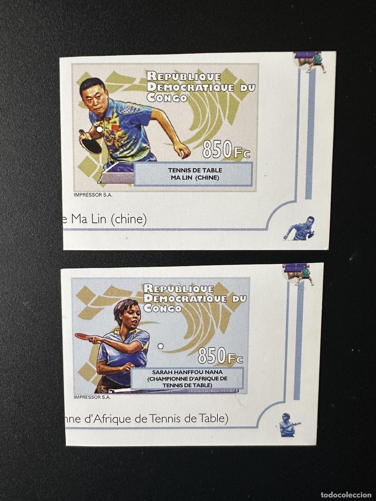 Sellos: Congo Kinshasa 2012 Mi. 2104 - 2105 ND Tenis de mesa Ping Pong Sport China